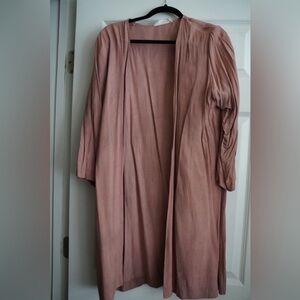 Audrey Dusty Rose Open Front Cardigan